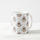 UniPug-Mops-Tasse Kaffeetasse (VorderseiteRechts)