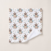Unipug Muster Badhandtuch Set (Waschlappen)