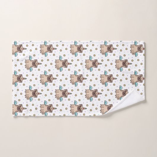 Unipug Muster Badhandtuch Set (Handtuch)