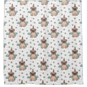 Unipug Muster Duschvorhang (Vorderseite)