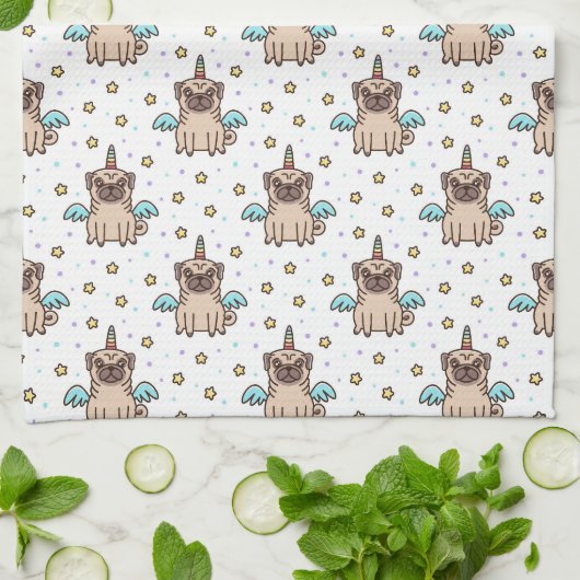 Unipug Muster Geschirrtuch (Gefaltet)