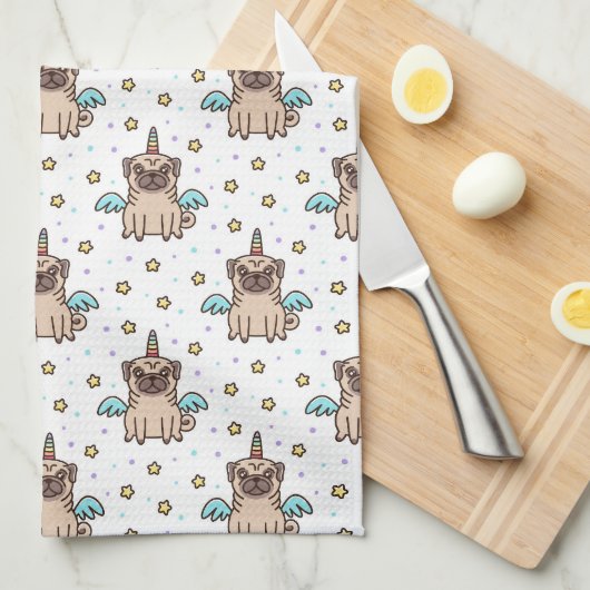 Unipug Muster Geschirrtuch (Viertel Falte)