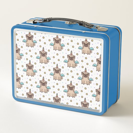 Unipug Muster Metall Brotdose (Rückseite)