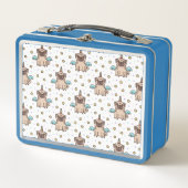 Unipug Muster Metall Brotdose (Vorderseite)