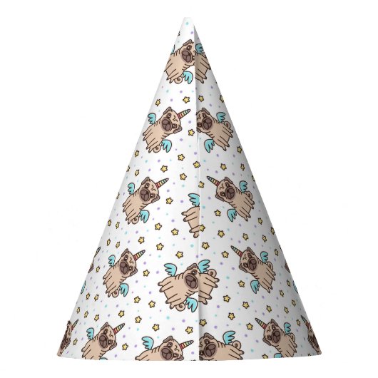 Unipug Muster Partyhütchen (Rückseite)