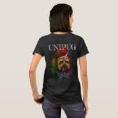 Unipug weiblicher T - Shirt (Schwarzes) (Schwarz voll)