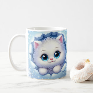 Unique 3D Kitten Tasse Wrap - Sublimation Design