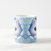 Unique 3D Kitten Tasse Wrap - Sublimation Design (Mittel)