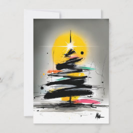 Unique and Funky Christmas Cards Feiertagskarte