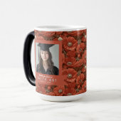 Unique Anemones Print Graduation Gift Verwandlungstasse (Vorderseite Links)