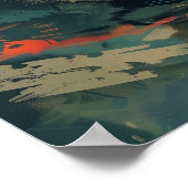 Unique Armadillo Artwork 65852 Inspiriert von Geor Poster (Ecke)