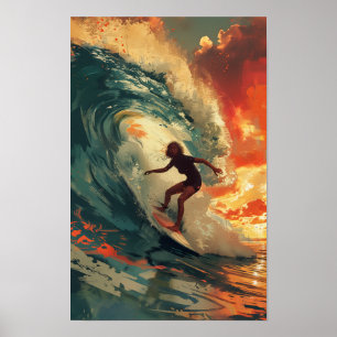 Unique Armadillo Artwork 65852 Inspiriert von Geor Poster