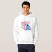 "Unique Art Print Hoodie for Men" (Vorne ganz)