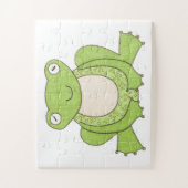 Unique Art Puzzle - Frog #1 - Erin Brie Art (Vertikal)