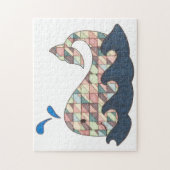 Unique Art Puzzle-Geometric Whale Puzzle (Vertikal)