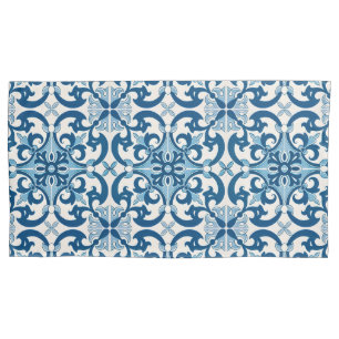 Unique Azulejo Lilie Kissenbezug