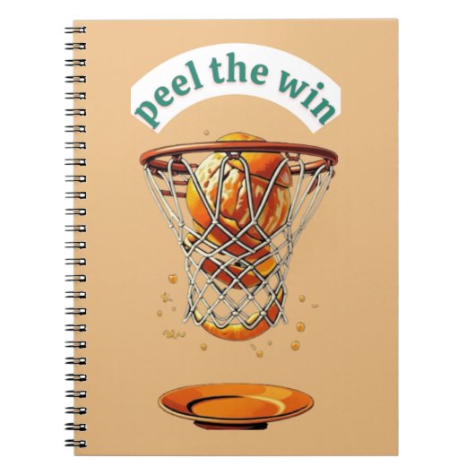 Unique basketball lover gifts peel the win notizblock (Vorderseite)