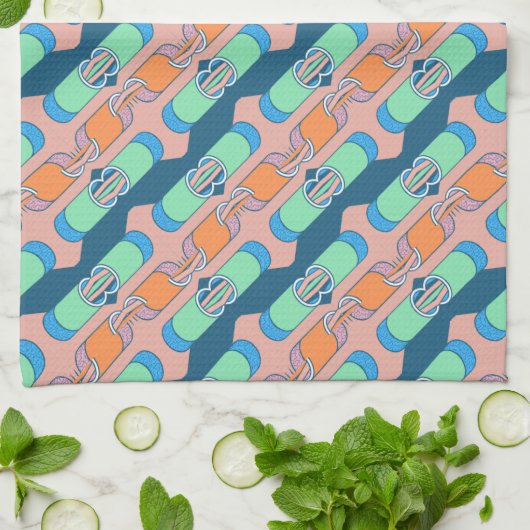 Unique beautiful pattern Design  Geschirrtuch (Gefaltet)