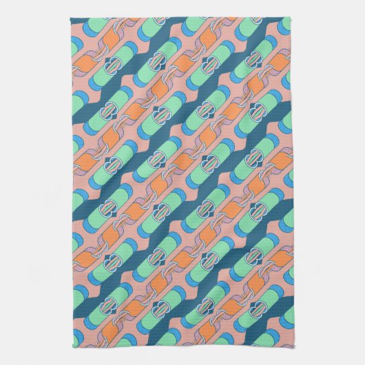 Unique beautiful pattern Design  Geschirrtuch (Vertikal)