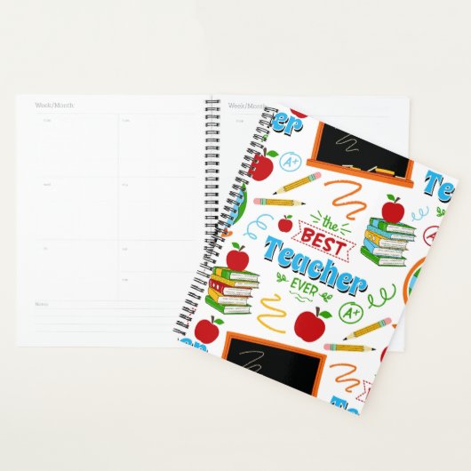 Unique Best Teacher Planner Journal Planer (Anzeige)
