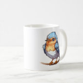 Unique Bird Art Tasse - Perfekt für Vogelbeobachtu (VorderseiteRechts)