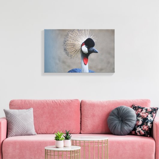 Unique Bird Portrait Leinwanddruck (Insitu (Wohnzimmer))