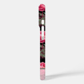 Unique Birthday Party Peony Name Case-Mate iPhone Hülle (Rückseite / Links)