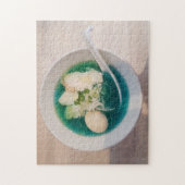 Unique Blue Chicken Egg Ramen in Tokio, Japan Puzzle (Vertikal)