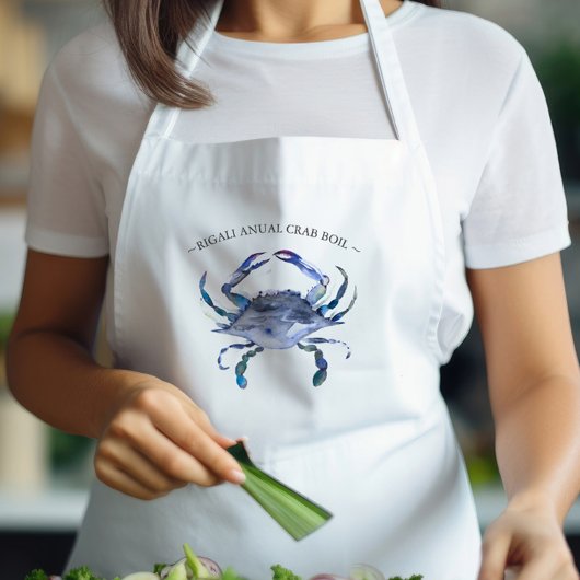 Unique Blue Crab Boil Schürze