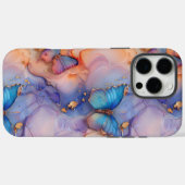Unique Boho Butterfly Marble iPhone Case-Mate iPhone Hülle (Rückseite (Horizontal))