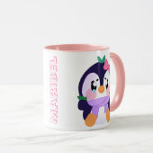 Unique Broke Niedlich Pinguin Tasse (VorderseiteRechts)
