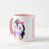 Unique Broke Niedlich Pinguin Tasse (Vorderseite Links)