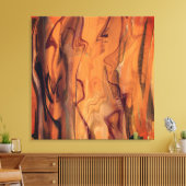 Unique Brown Abstract Marble Liquefied Wall Art Leinwanddruck (Insitu (Wohnzimmer))