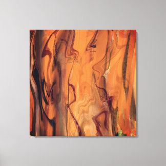 Unique Brown Abstract Marble Liquefied Wall Art Leinwanddruck