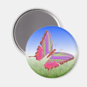 Unique Butterfly Magnet (Vorderseite/Rückseite)