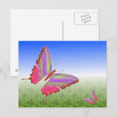 Unique Butterfly Postcard Postkarte (Vorne/Hinten)