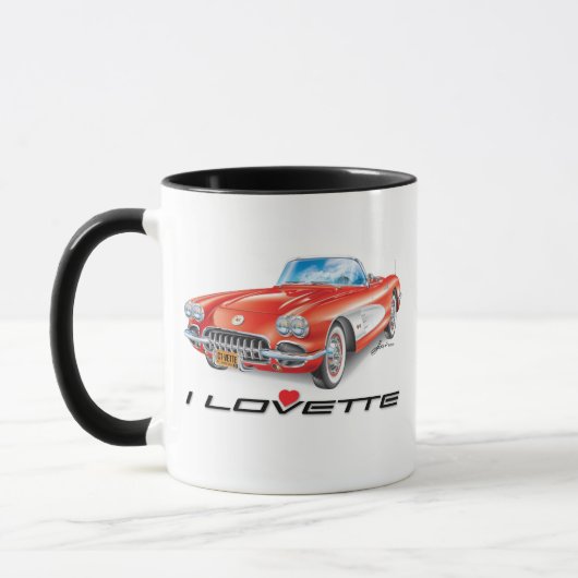 Unique C1 Automobile Art Tasse (Links)
