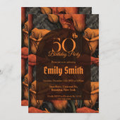 Unique Call Lilies Accent First Birthday Gift Einladung (Vorne/Hinten)