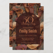 Unique Call Lilies Aesthetic Romantic Party Einladung (Vorne/Hinten)