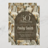 Unique Call Lilies Flower 80Th Birthday Einladung (Vorne/Hinten)