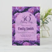 Unique Carnation Accent Beach Partys Einladung (Stehend Vorderseite)