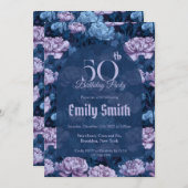 Unique Carnation Aesthetic Birthday Party Einladung (Vorne/Hinten)