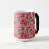 Unique Carnation Pattern Certified Nurse Verwandlungstasse (VorderseiteRechts)
