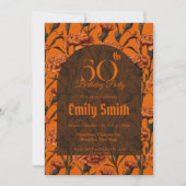 Unique Carnation Sparkle 5Th Birthday Einladung (Vorderseite)