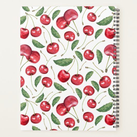 Unique Cherries Planner Journal Planer (Rückseite)