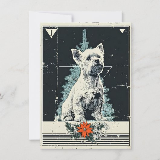 Unique Christmas Cards Feiertagskarte (Vorderseite)