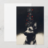 Unique Christmas Cards Feiertagskarte (Vorne/Hinten)