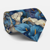 Unique Christmas Gift For Boyfriend Calla Lilies Krawatte (Gerollt)