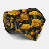 Unique Christmas Gift For Dad Carnation Flower Krawatte (Gerollt)