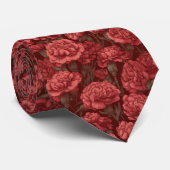 Unique Christmas Gift For Men Carnation Krawatte (Gerollt)